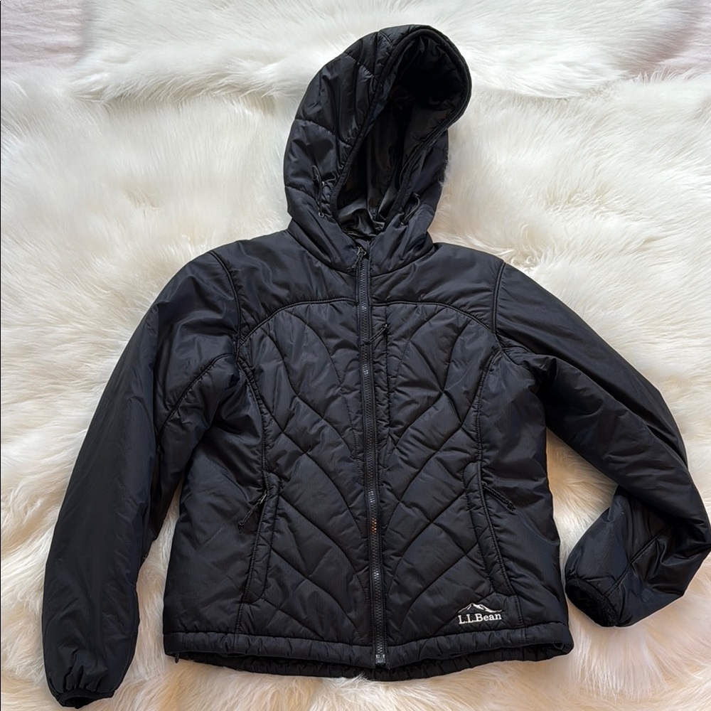 L.L. Bean Black Bomber Jacket